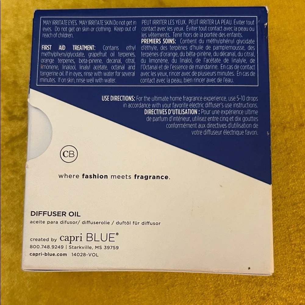 capri BLUE Volcano Diffuser Oil — Blue - Picture 8 of 8